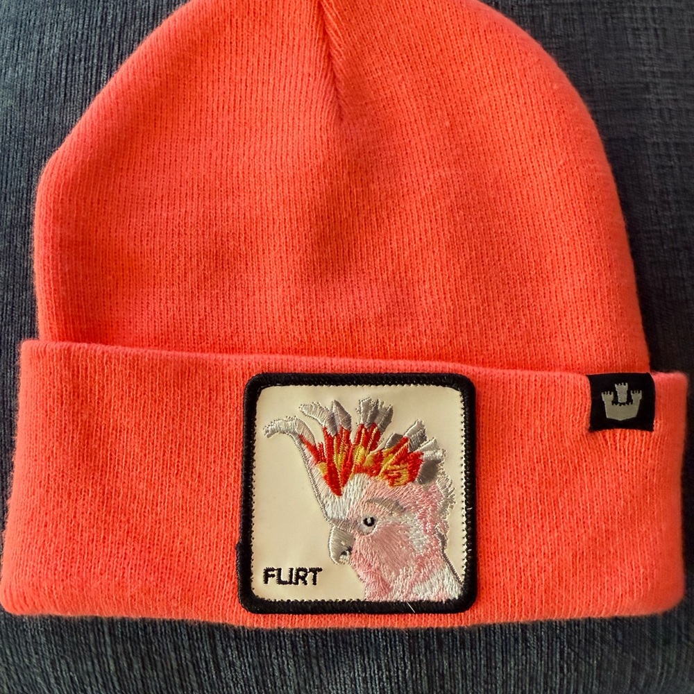 Goorin Bros Bright Coral Beanie